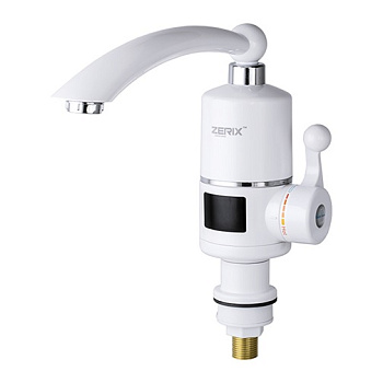 ZERIX ELW16-E водонагреватель 3 kW проточный, С ИНДИКАТОРОМ ТЕМП., на мойку