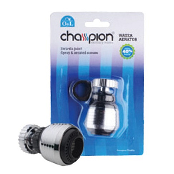 CHAMPION AE-002 Аэратор поворотный M22/M24, пластик