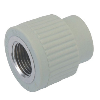 KOER PPR Муфта ВР 20x1/2F" gray