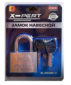 замок навесной EXTRA 50мм блистер X-PERT