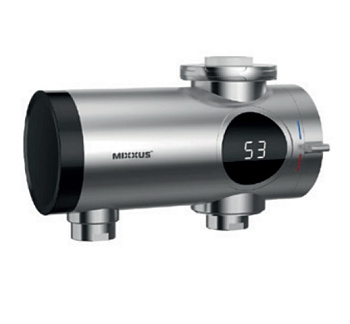 MIXXUS Electra 770-E CHROME Водонагр.3,3 kW проточн. С ИНДИК. ТЕМП., с креплением на излив