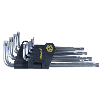 ключи torx 9шт T10-T50мм CrV (длинные с отвер) SIGMA