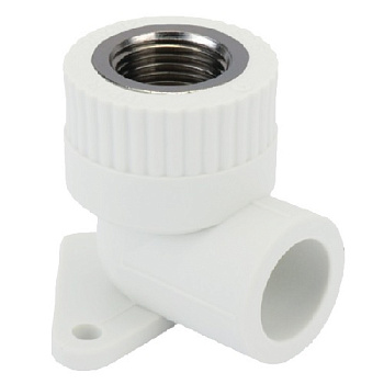 KOER Угол монтажный ВР 20x1/2F" WHITE (10шт в уп)