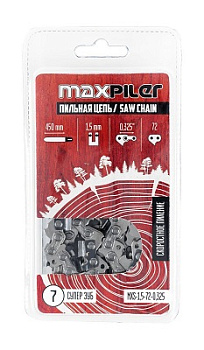 цепь пильная MXS-1,5-72-0,325 (PIT GCS52-D1.GCS52-C2.Парма 2М Carver) в блистере MAXPILER