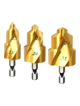 подъемные сверла PPR 3в1 (15-19, 18-24, 24-31 мм) XP-SD030 X-PERT