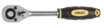 ключ-трещотка ½'' 250мм 72T CrV SIGMA