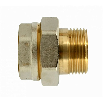 WATERPRO WP701-25 - 1" Сгон американка прямой (латунь)