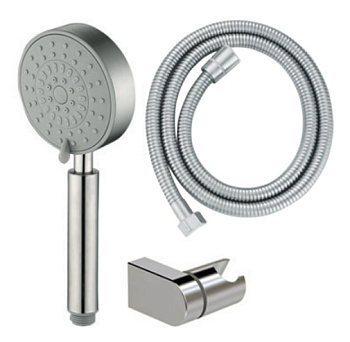 MIXXUS SHOWER SET-07.SUS Душ. набор из нерж.ст. SUS304 (шланг,лейка,кронштейн)(УП.БЛИСТЕР)