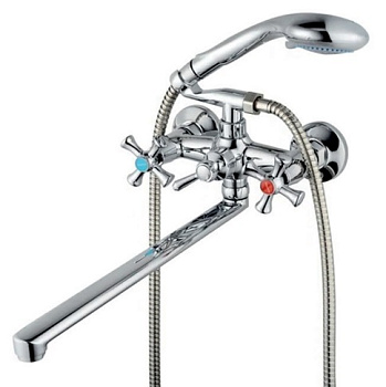 ATEX DFR-B 140-827 (EURO) Смеситель для ванны(с шлангом, лейкой и кронштейном)