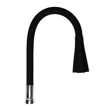 ZERIX SPS-02 BLACK Излив силиконовый (цв.черный)