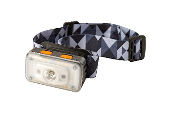 фонарь налобный аккумуляторный (300/150 Лм, LED SMD, 55*, 7 реж, 3-24ч, сенсор) MAXPILER