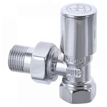 KOER KR.531 - 1/2" Кран для полотенцесушителя угловой (комплект 2шт)