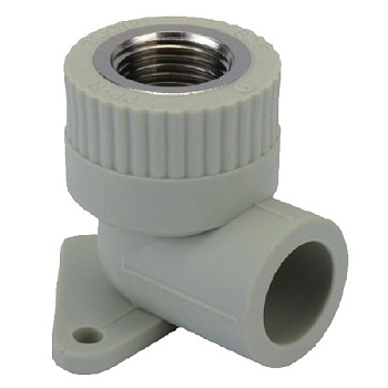 KOER PPR Угол монтажный ВР 20x1/2F" gray