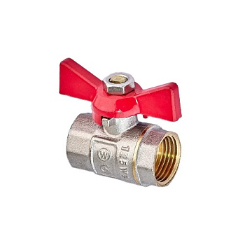 WATERPRO кран шаровый WP602-25FFW - 1" ГГБ (АЛЮМИНИЕВАЯ БАБОЧКА)